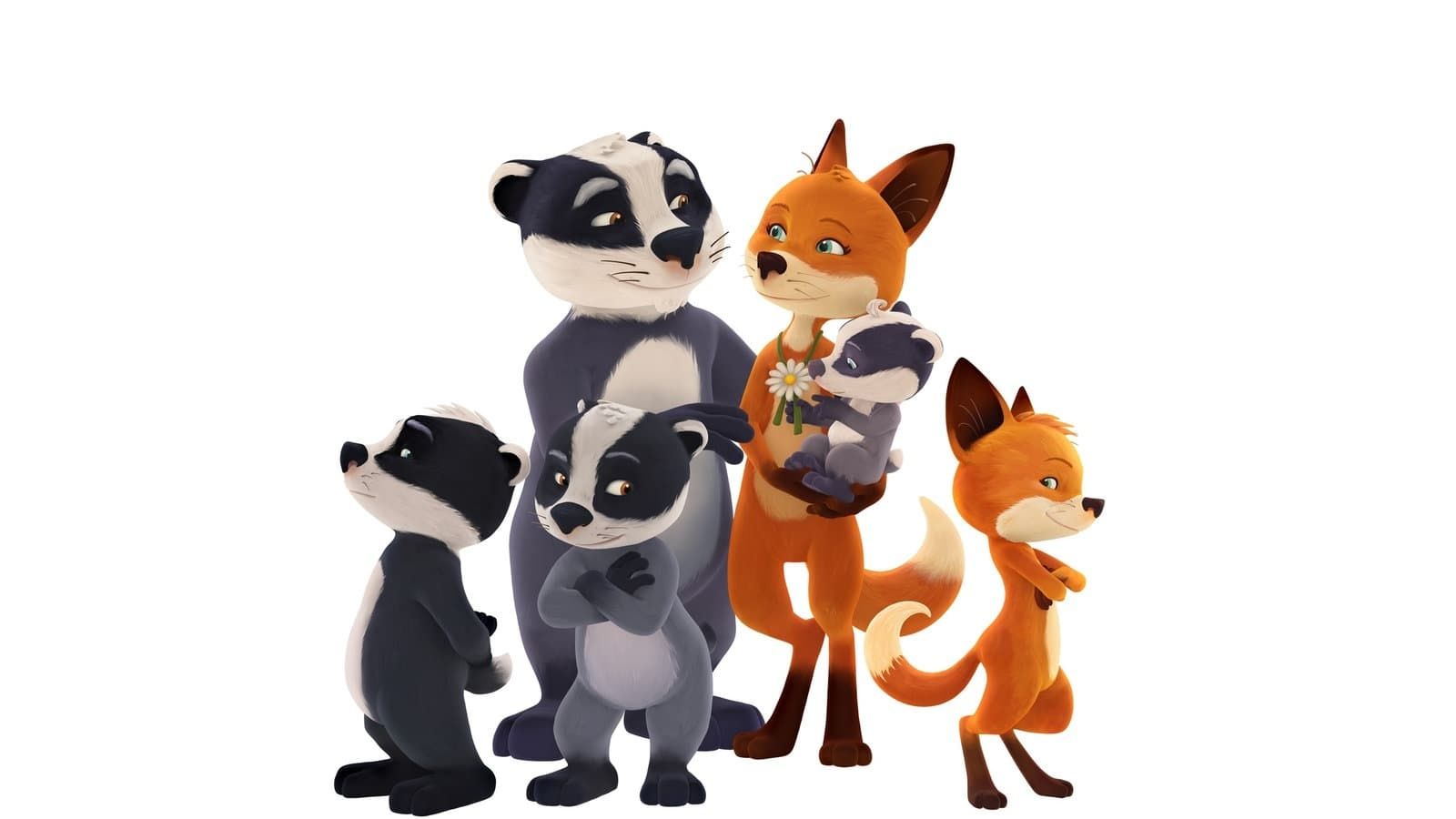 Cubierta de The Fox-Badger Family