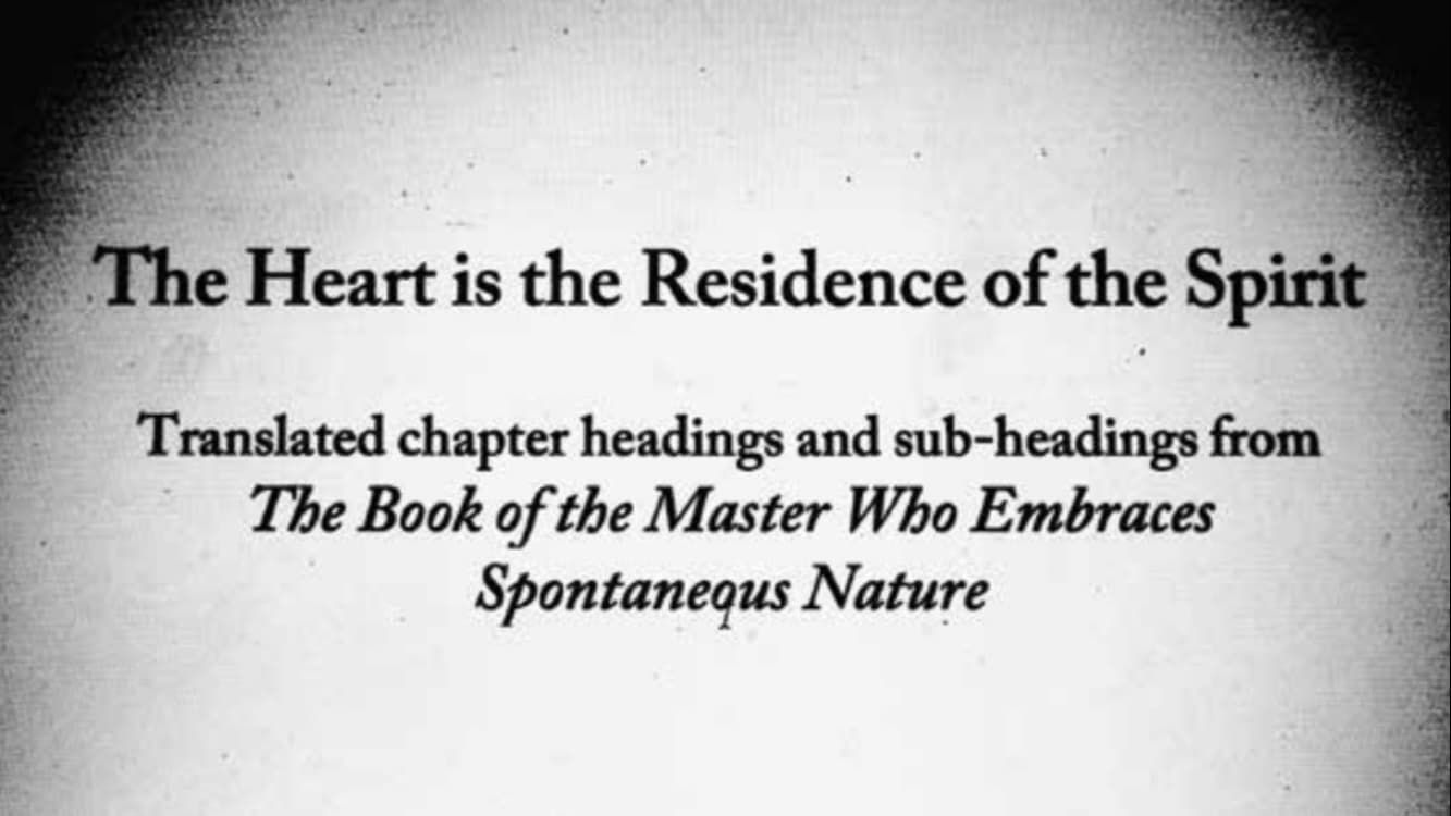 Cubierta de The Heart is the Residence of the Spirit