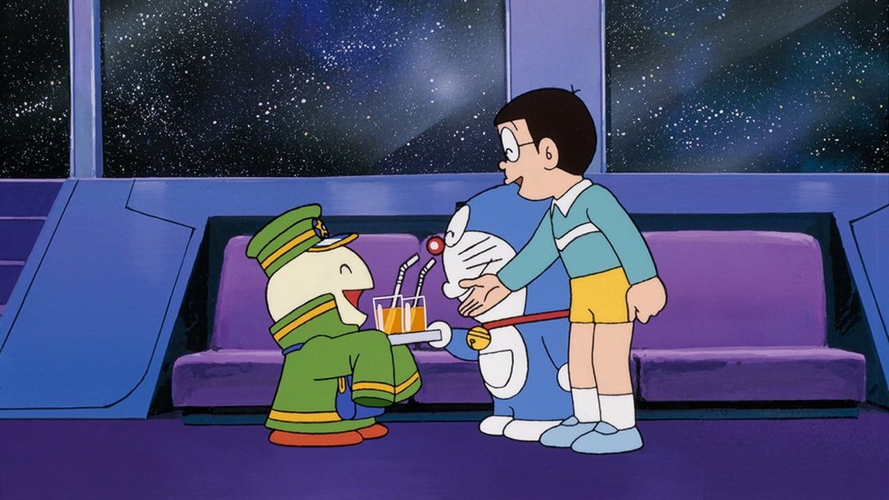 Cubierta de Doraemon y el tren del tiempo