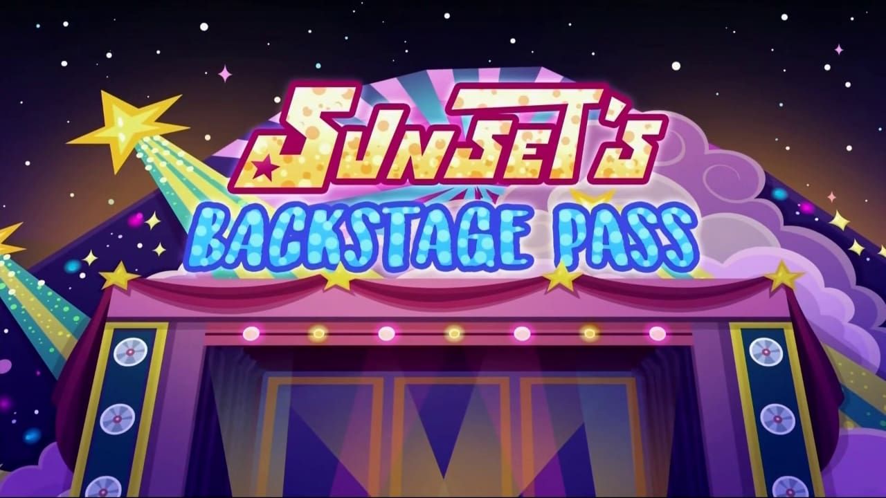 Cubierta de My Little Pony: Equestria Girls - Sunset\'s Backstage Pass