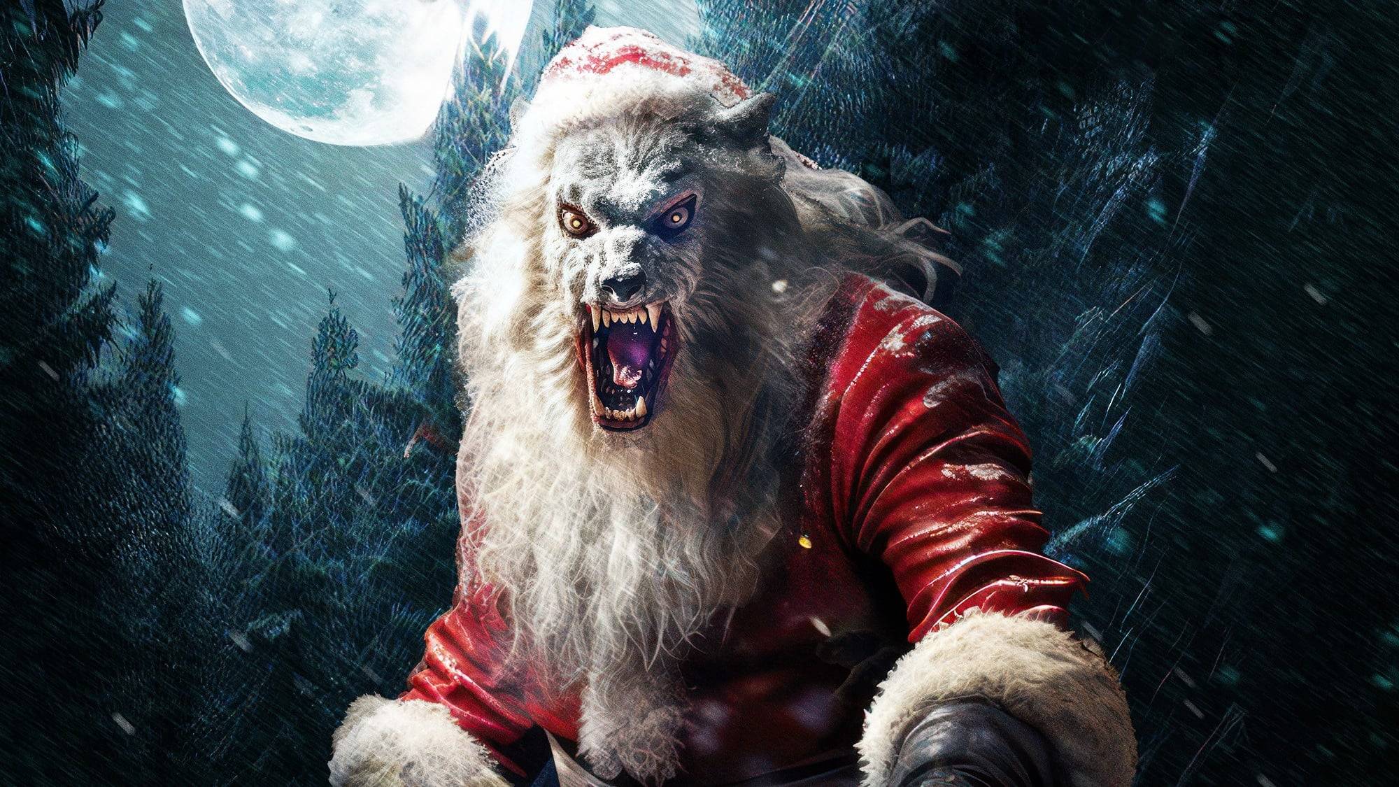 Cubierta de Werewolf Santa