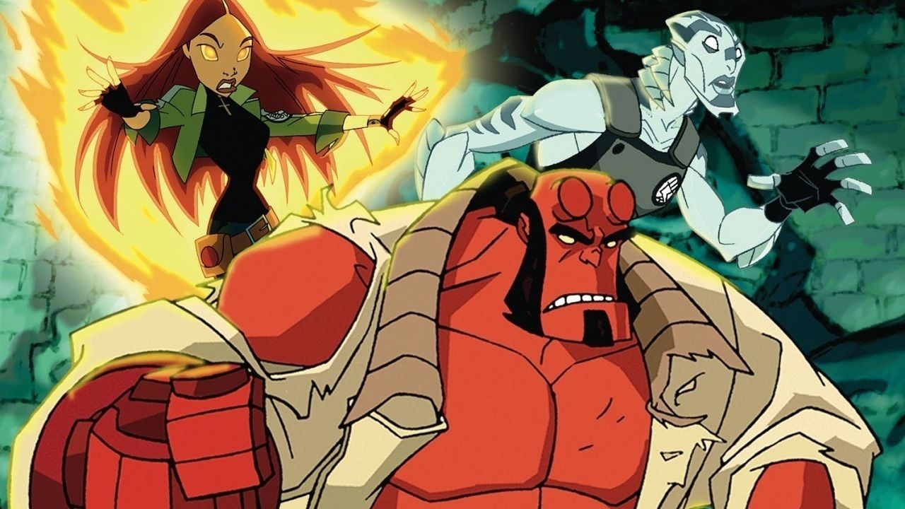 Cubierta de Hellboy Animado: La espada de las tormentas