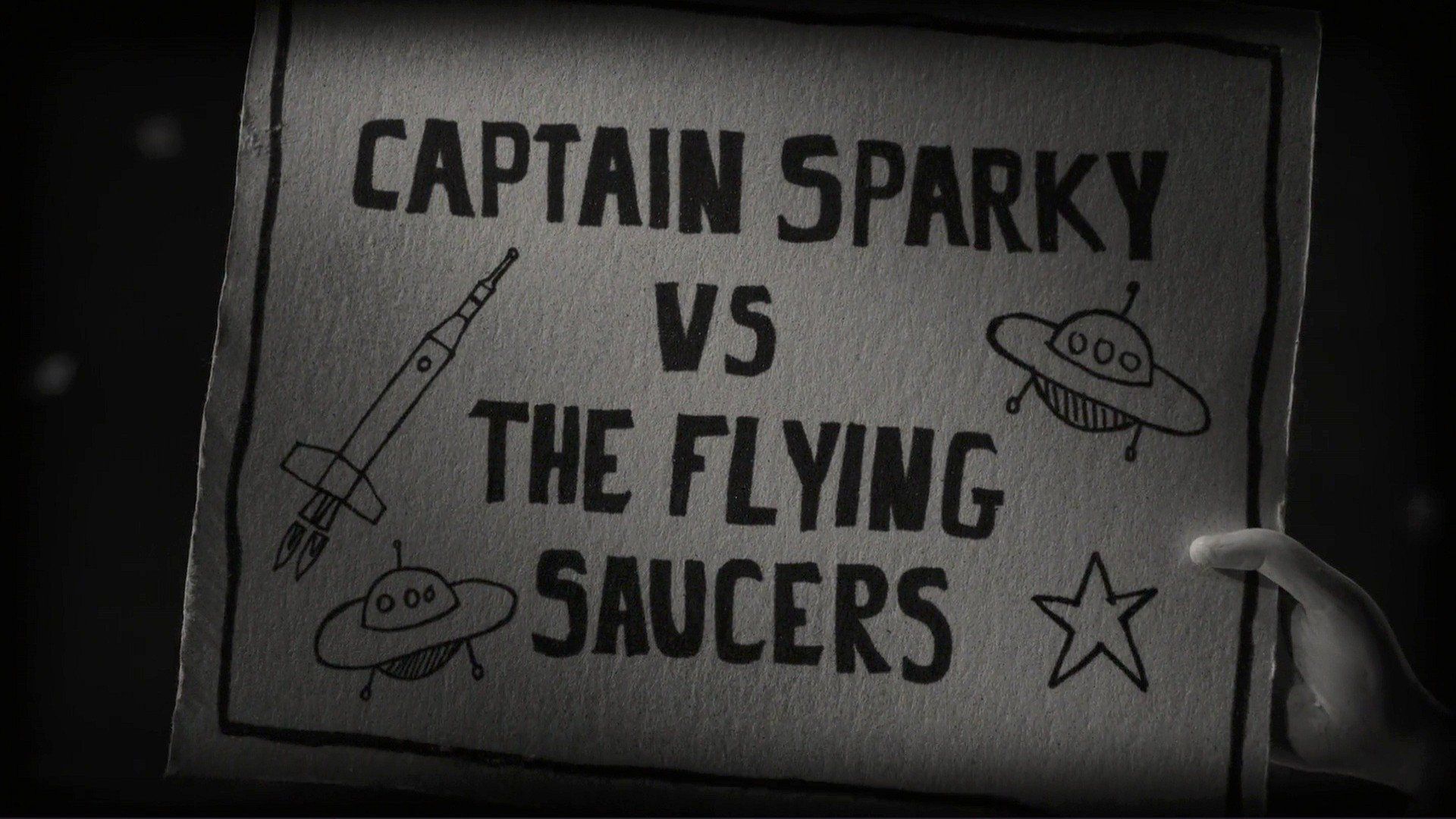 Cubierta de Captain Sparky vs. the Flying Saucers