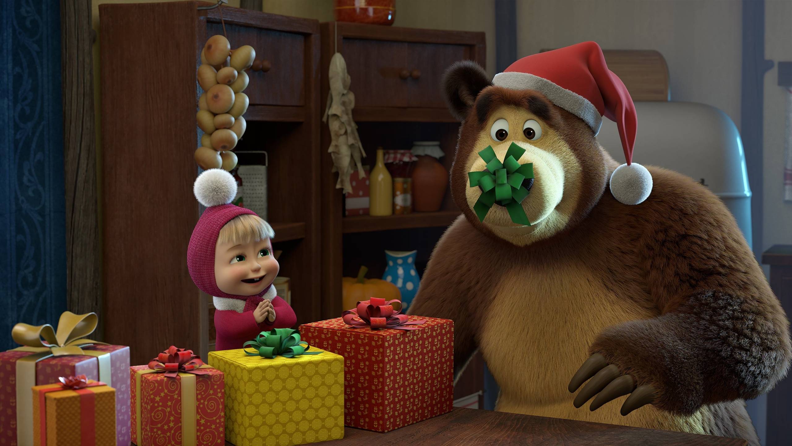 Cubierta de Masha and the Bear: Twice the Fun