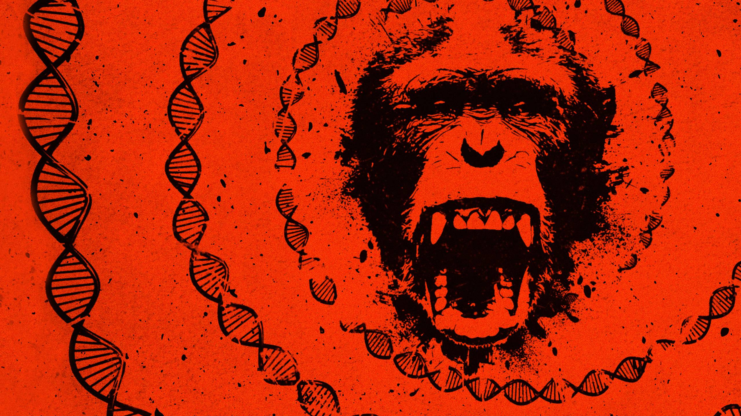 Cubierta de Casi humanos: el ascenso de los simios