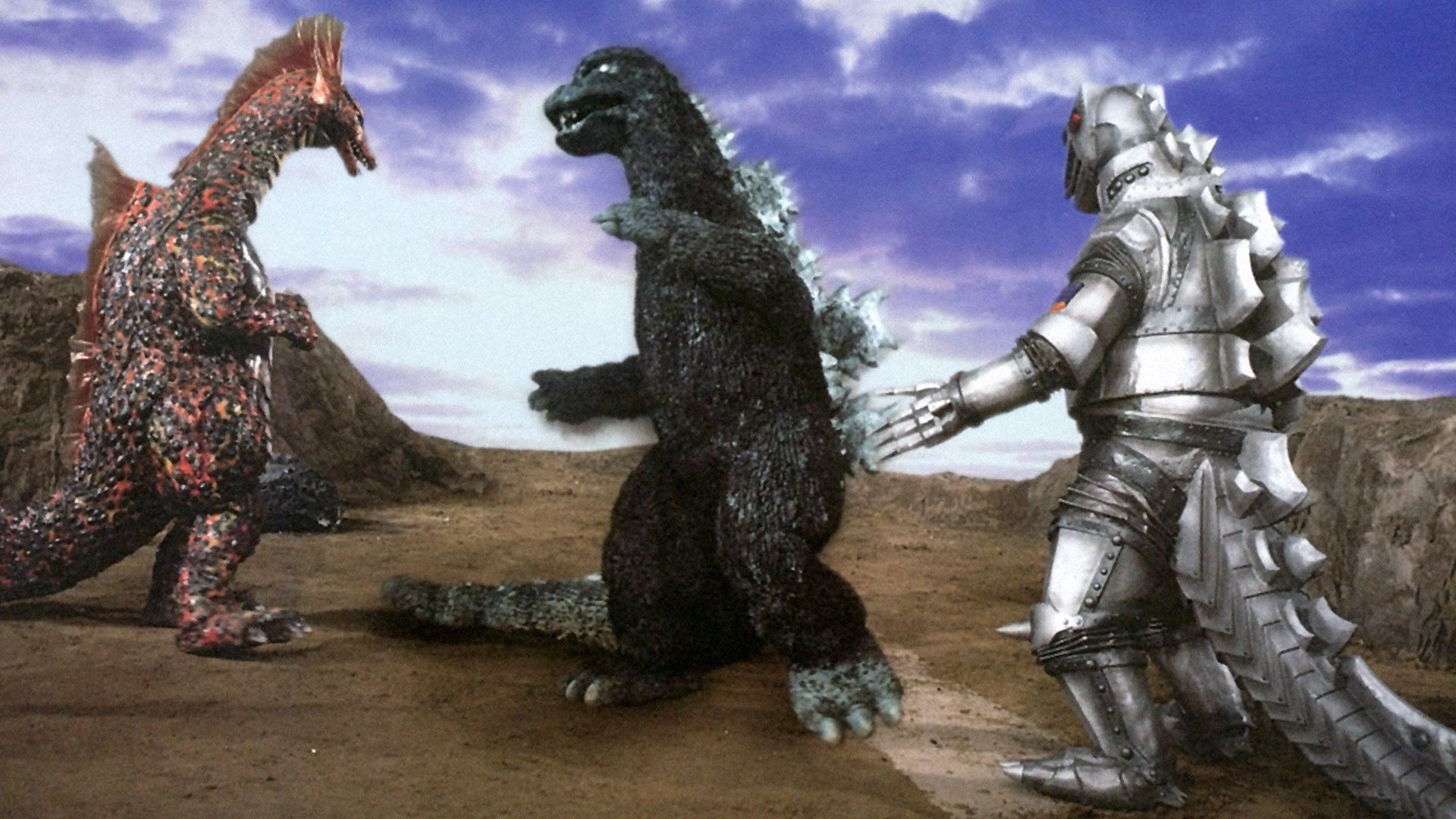 Cubierta de Godzilla contra Mechagodzilla