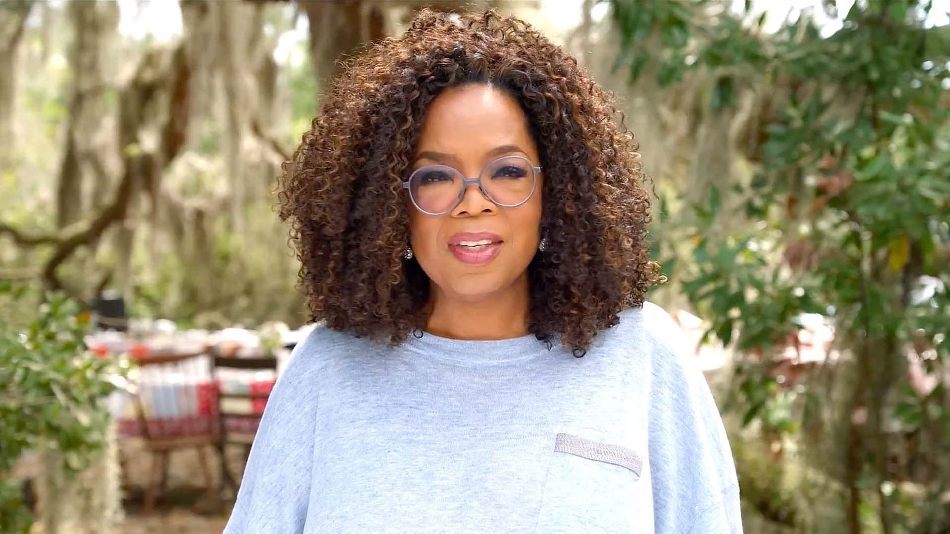 Cubierta de Oprah: Viaje hacia el Color Púrpura