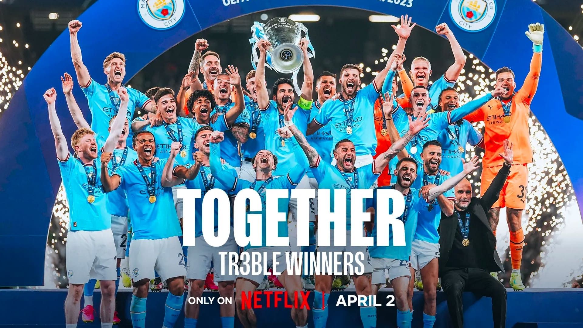 Cubierta de Manchester City: La conquista del triplete