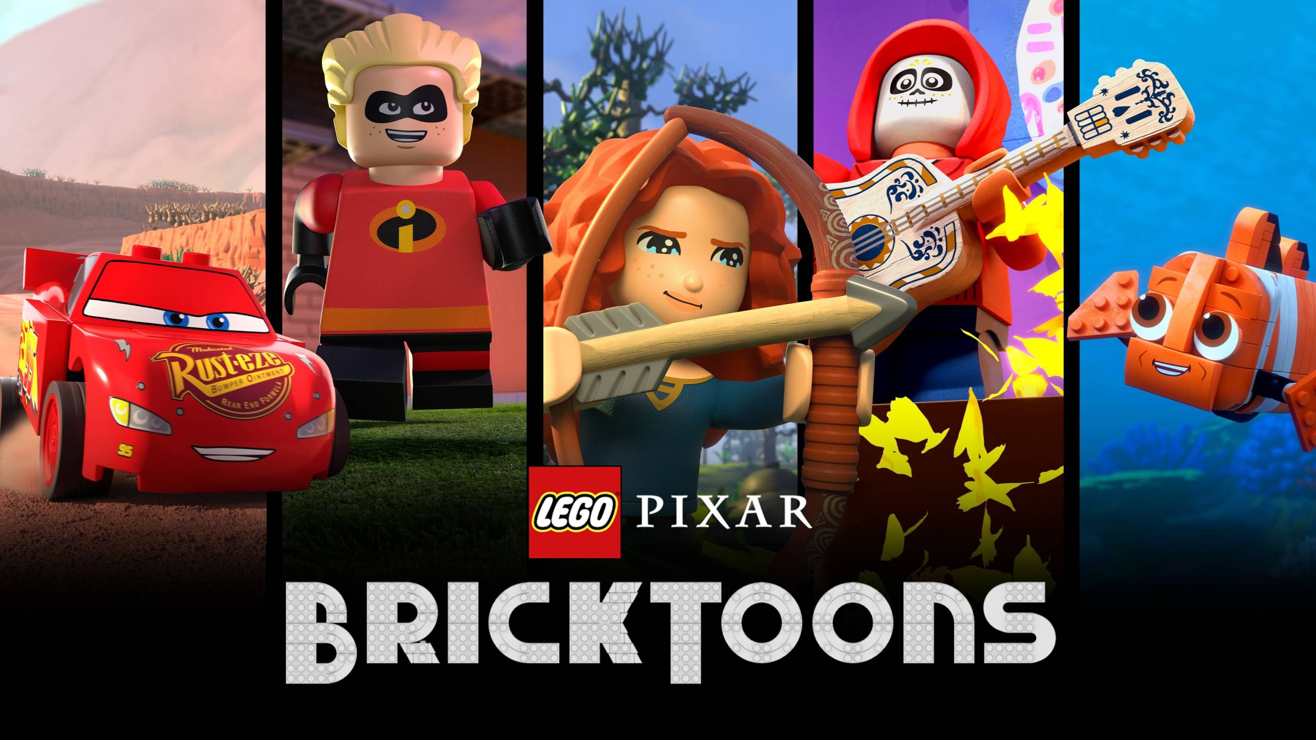 Cubierta de LEGO Pixar BrickToons