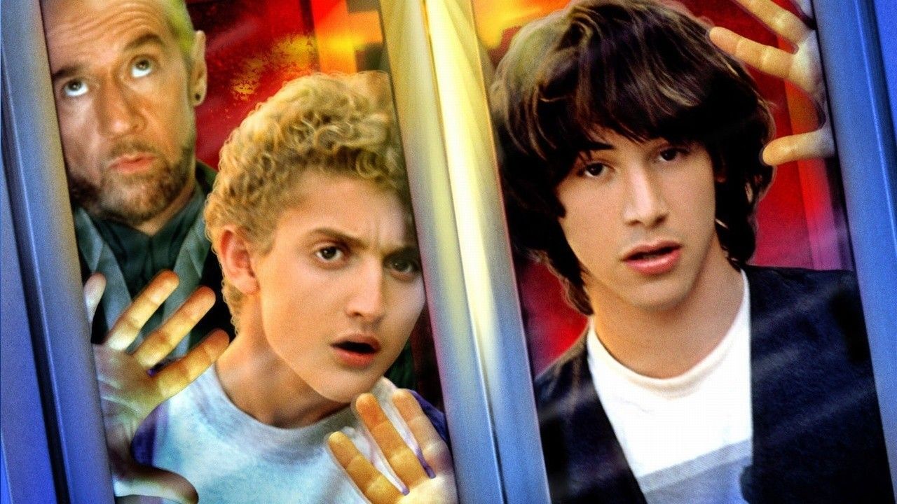 Cubierta de Las alucinantes aventuras de Bill y Ted