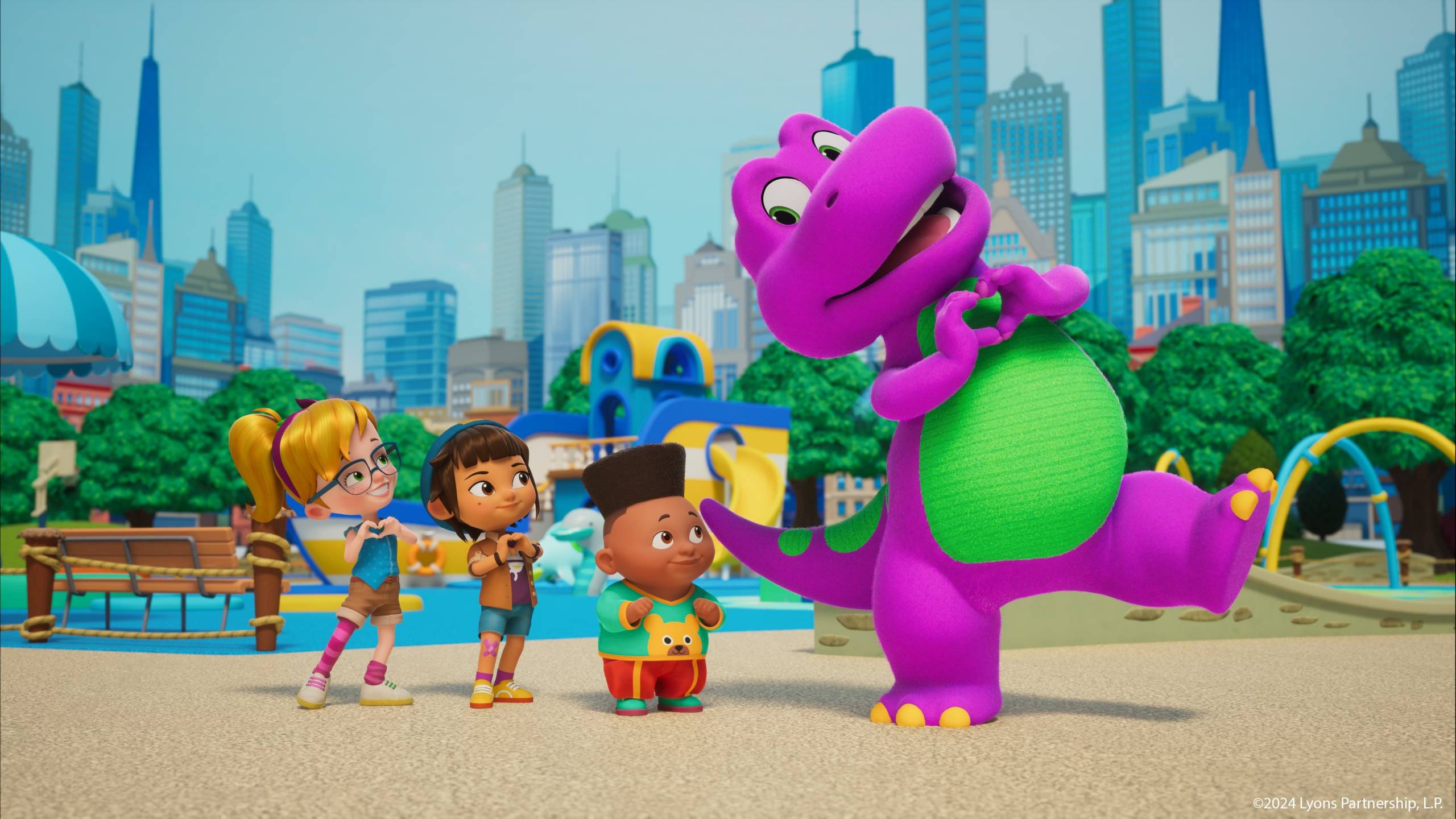 Cubierta de Barney\'s World