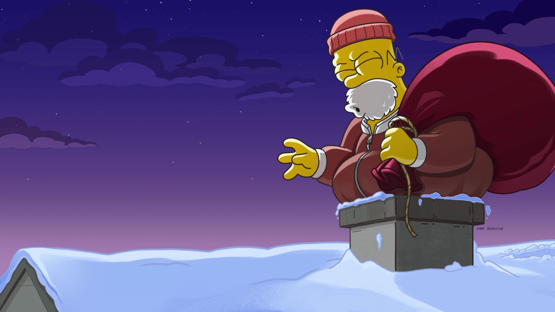 Cubierta de Los Simpson: (Ho Ho Ho) Santa Homer