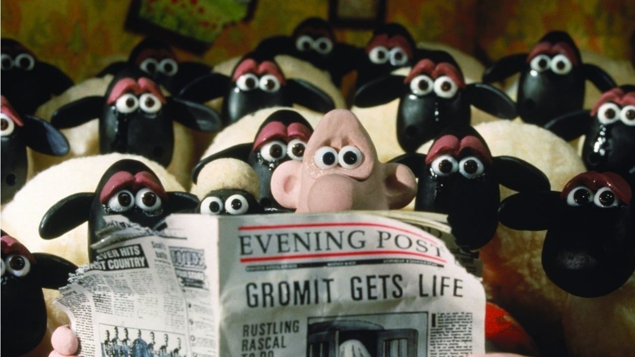 Cubierta de Wallace y Gromit: Un esquilado apurado
