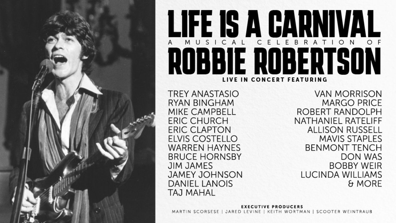 Cubierta de Life Is a Carnival: A Musical Celebration of Robbie Robertson