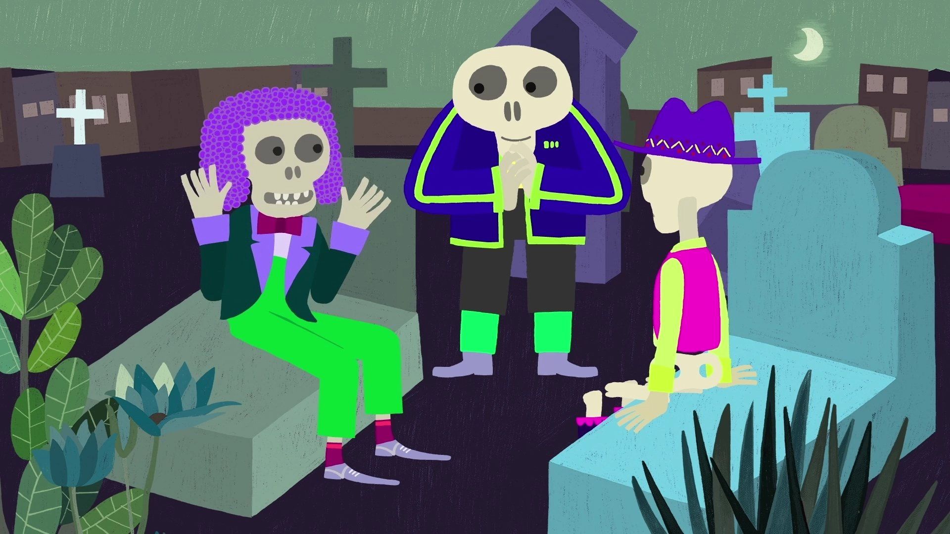 Cubierta de Los días de los muertos