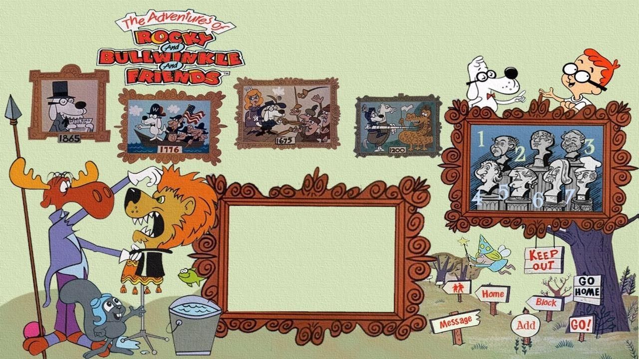 Cubierta de Las aventuras de Rocky y Bullwinkle