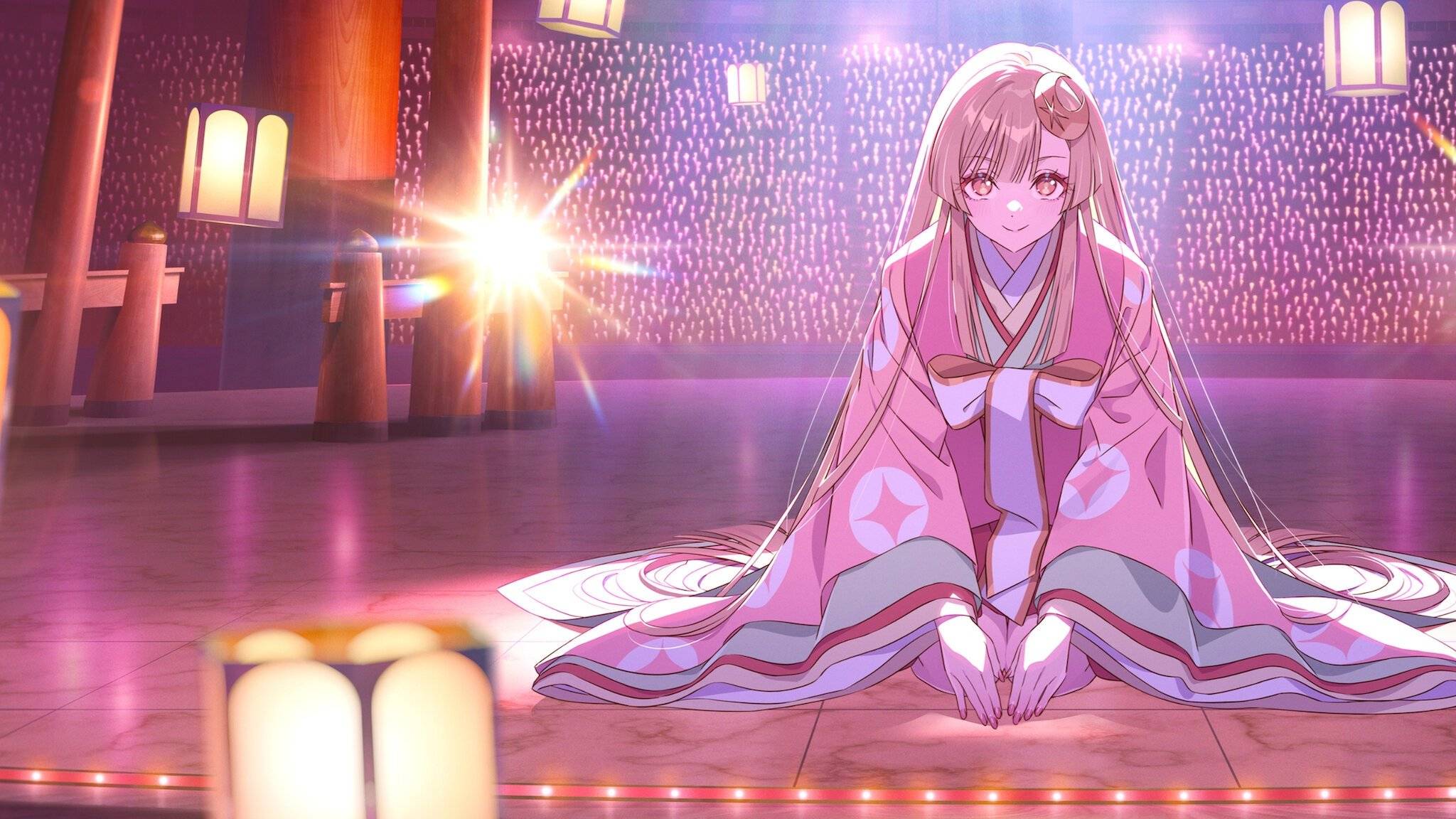 Cubierta de La princesa Kaguya del cosmos