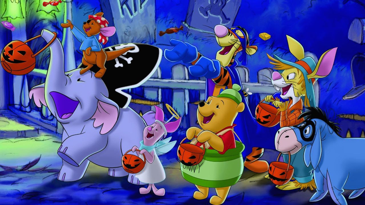 Cubierta de Winnie the Pooh y Héffalump en Halloween: La película