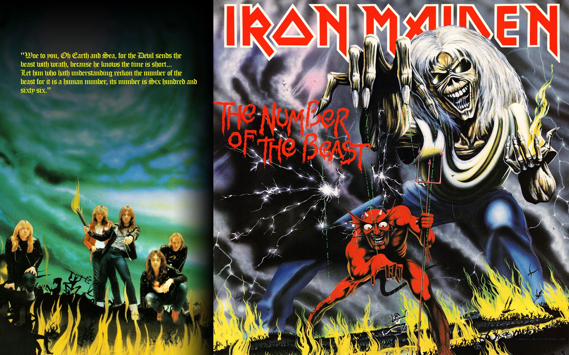 Cubierta de Classic Albums: Iron Maiden - The Number of the Beast