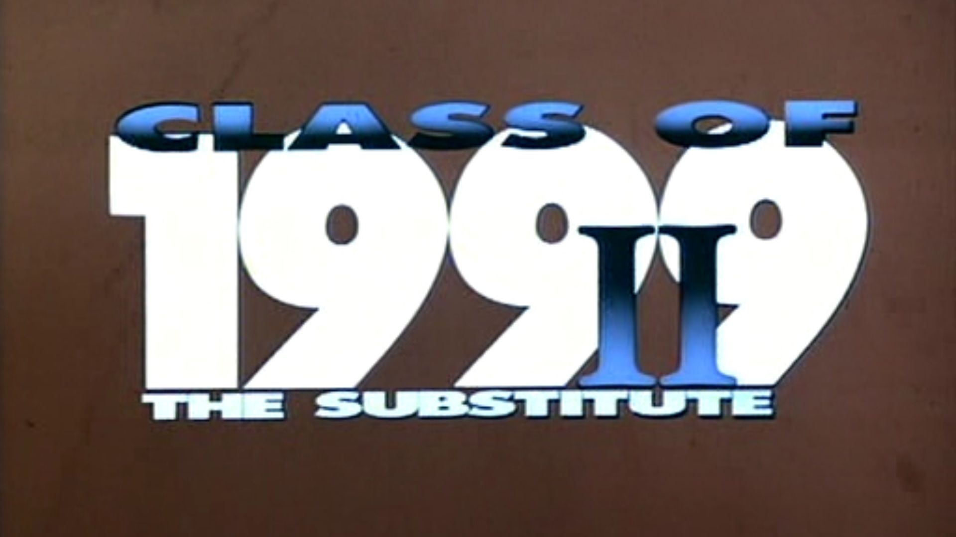 Cubierta de Curso de 1999 II (Clase del 99 II: El sustituto)