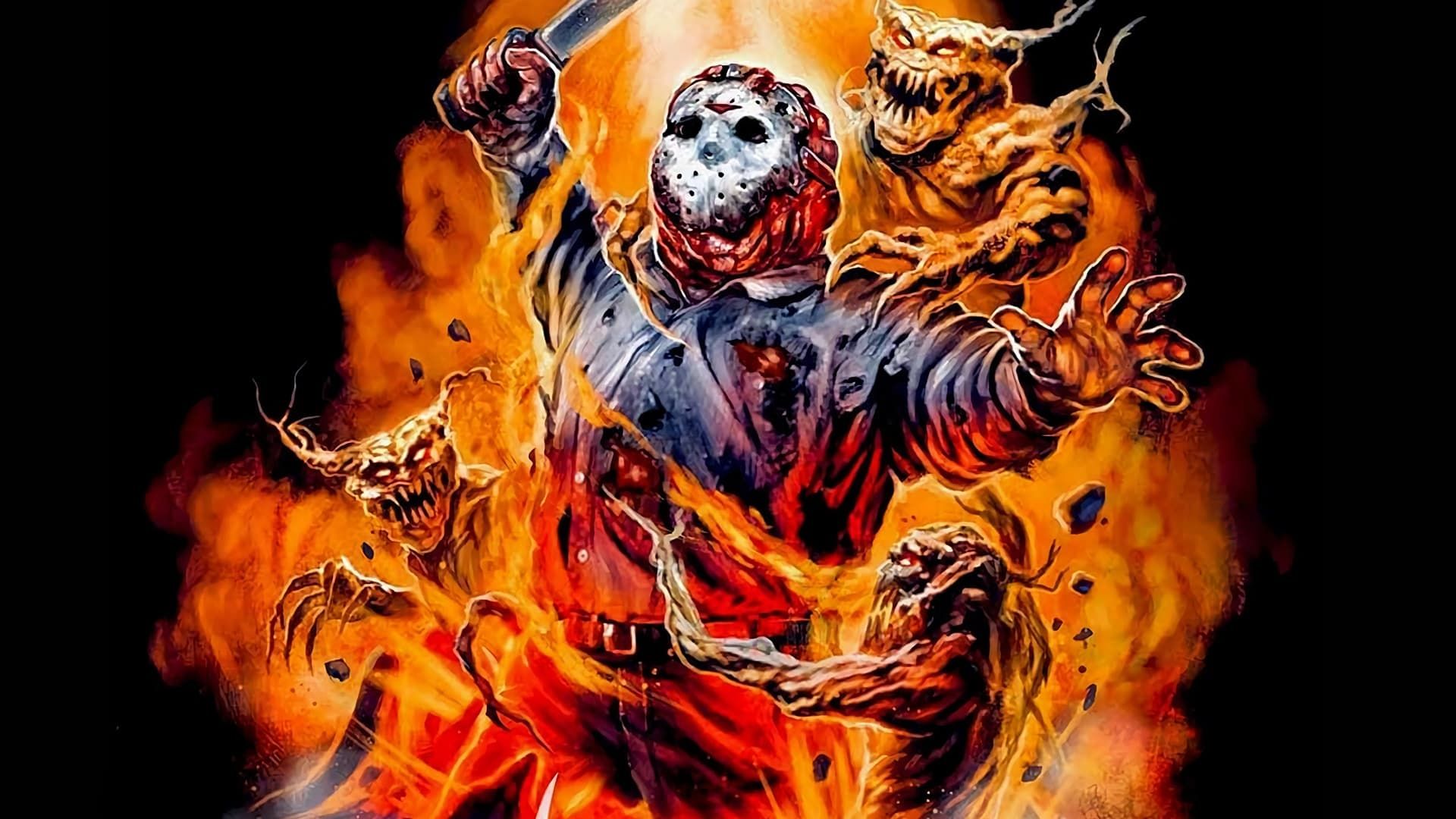 Cubierta de Viernes 13. El final: Jason va al Infierno