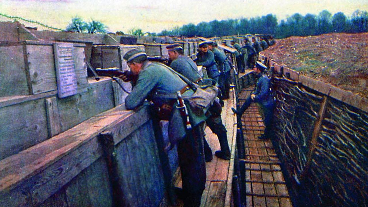 Cubierta de La Primera Guerra Mundial en Color