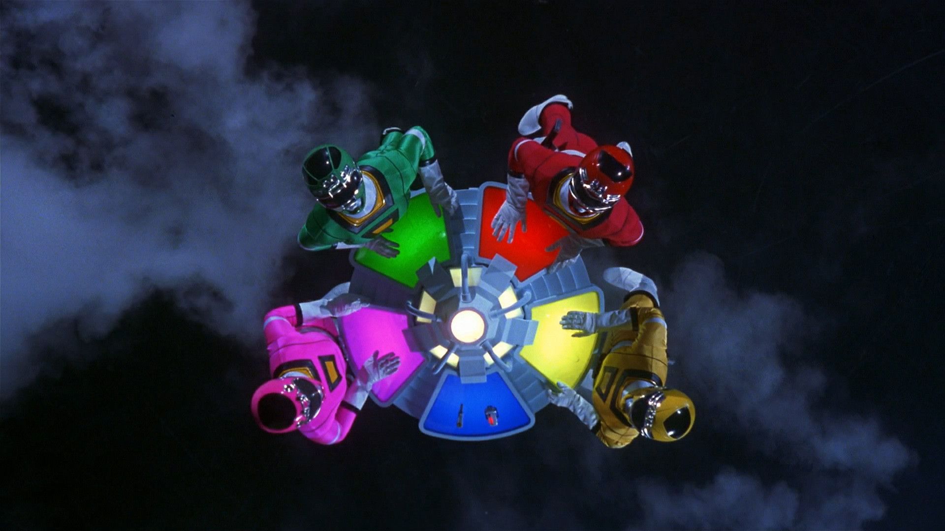 Cubierta de Turbo Power Rangers
