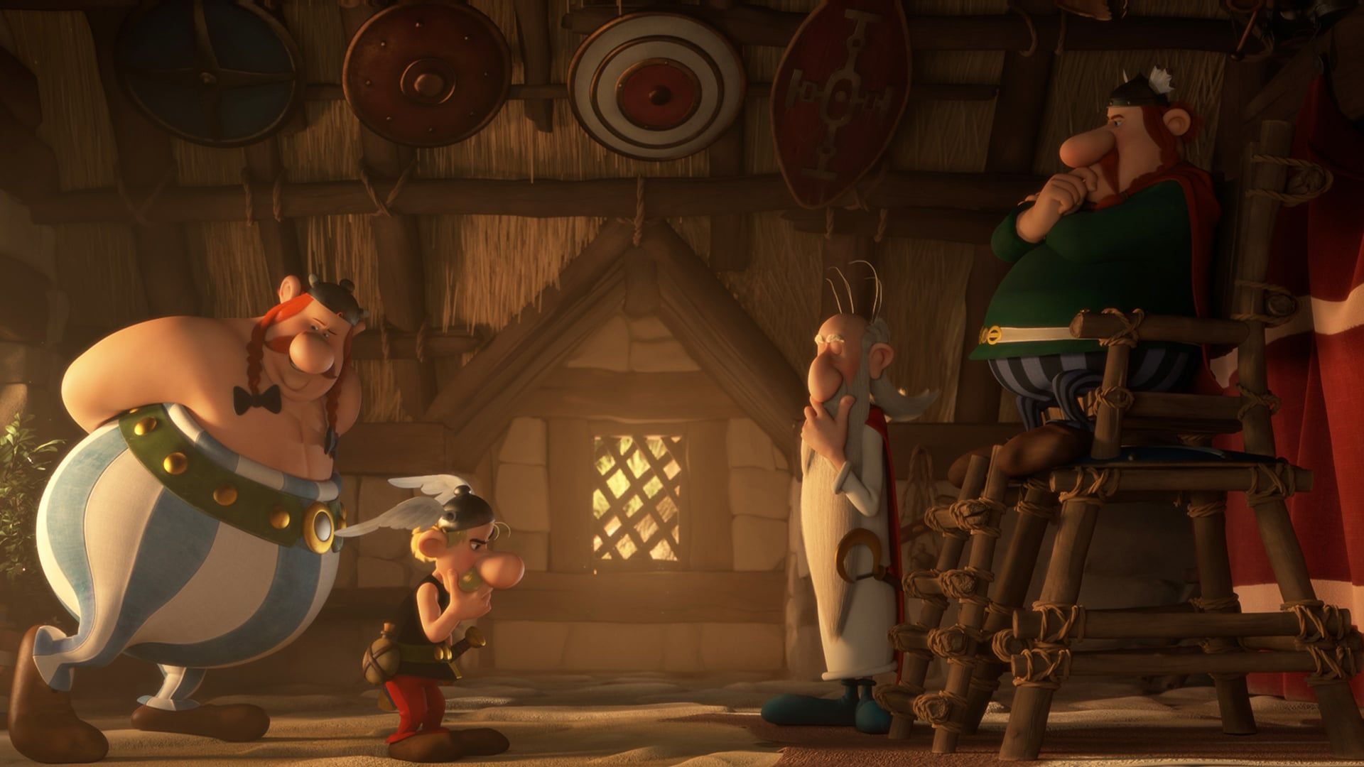 Cubierta de Astérix: La residencia de los dioses