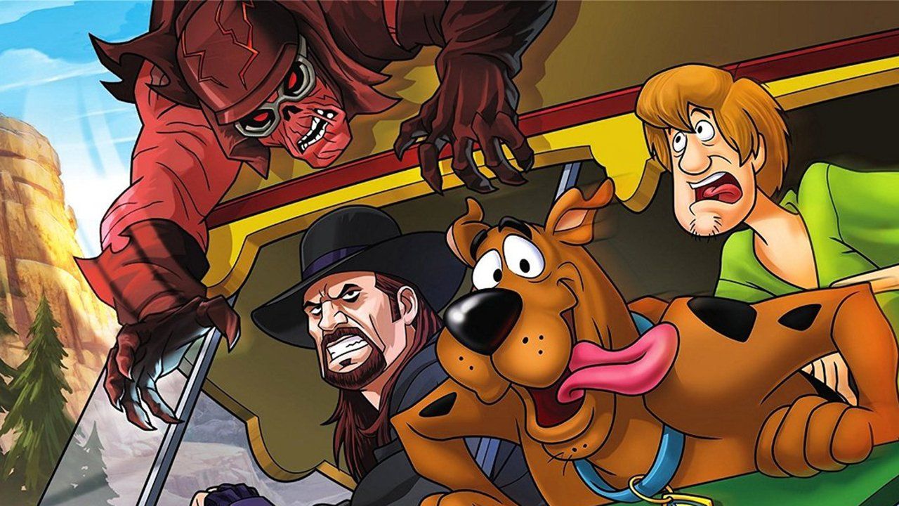 Cubierta de Scooby-Doo! and WWE: La maldición del demonio veloz