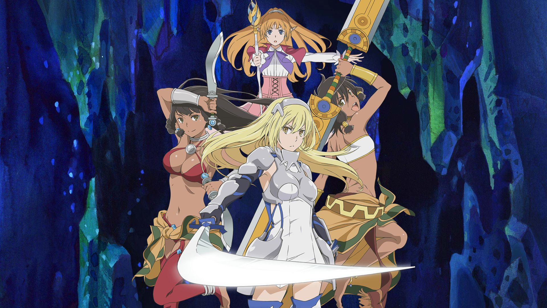 Cubierta de Sword Oratoria: Is It Wrong to Try to Pick Up Girls in a Dungeon? On the Side