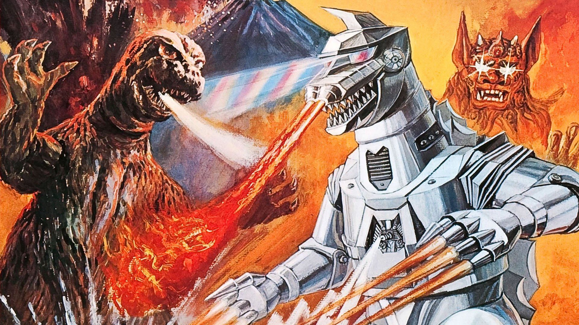 Cubierta de Godzilla contra Cibergodzilla, máquina de destrucción