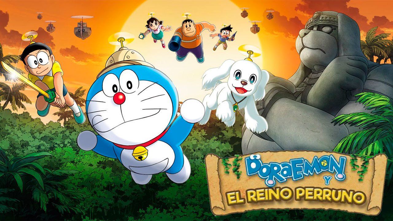 Cubierta de Doraemon y el reino perruno