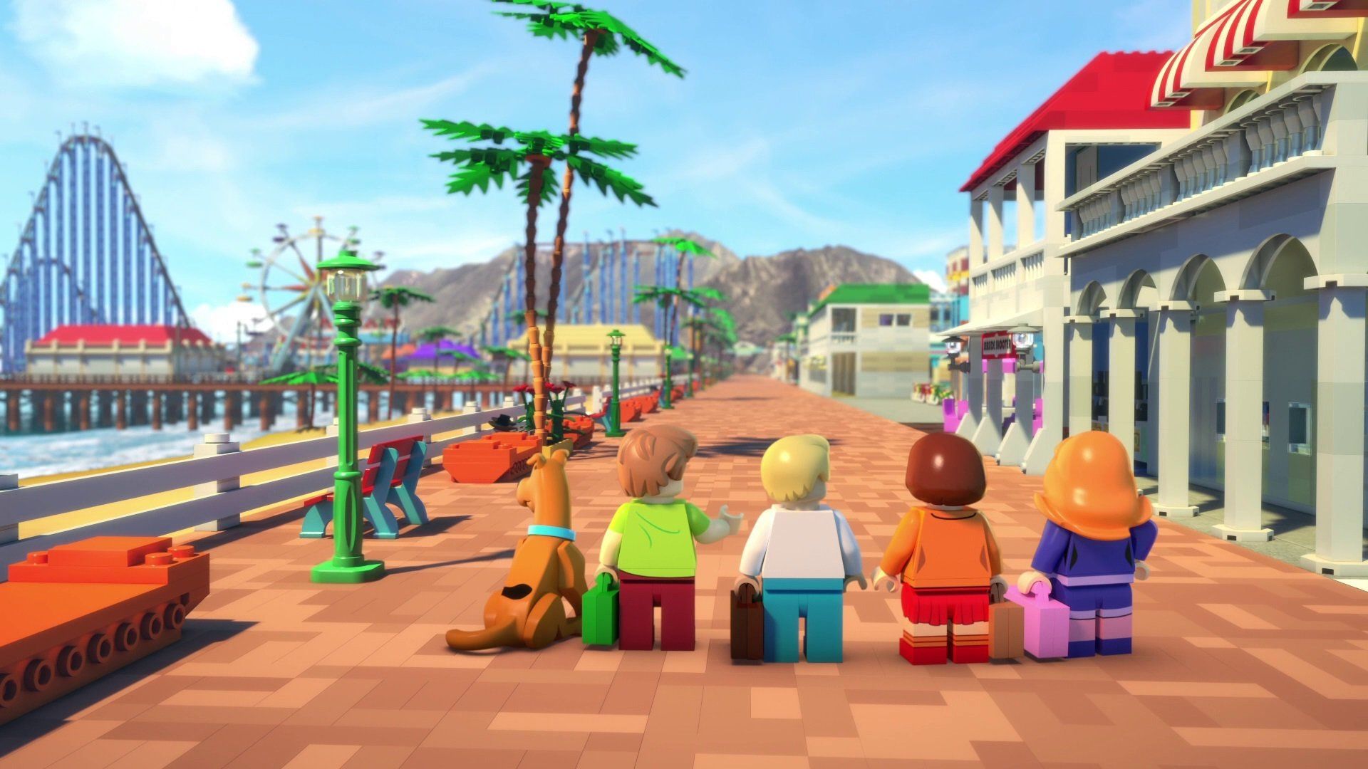Cubierta de Lego Scooby-Doo! Fiesta en la playa de Blowout