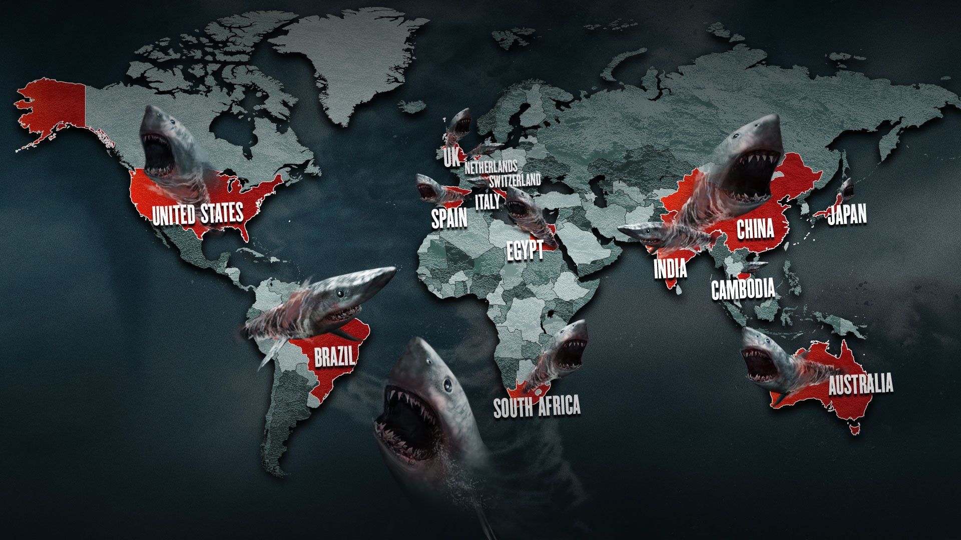 Cubierta de Sharknado 5: Aletamiento global