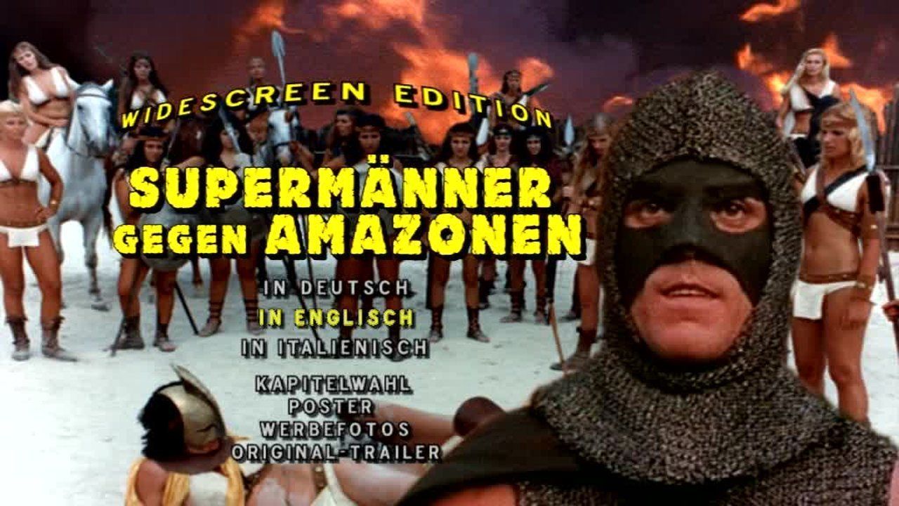 Cubierta de Las Amazonas contra los Supermen