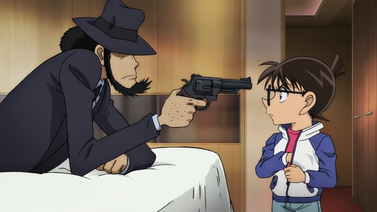 Cubierta de Lupin III vs. Detective Conan. La película