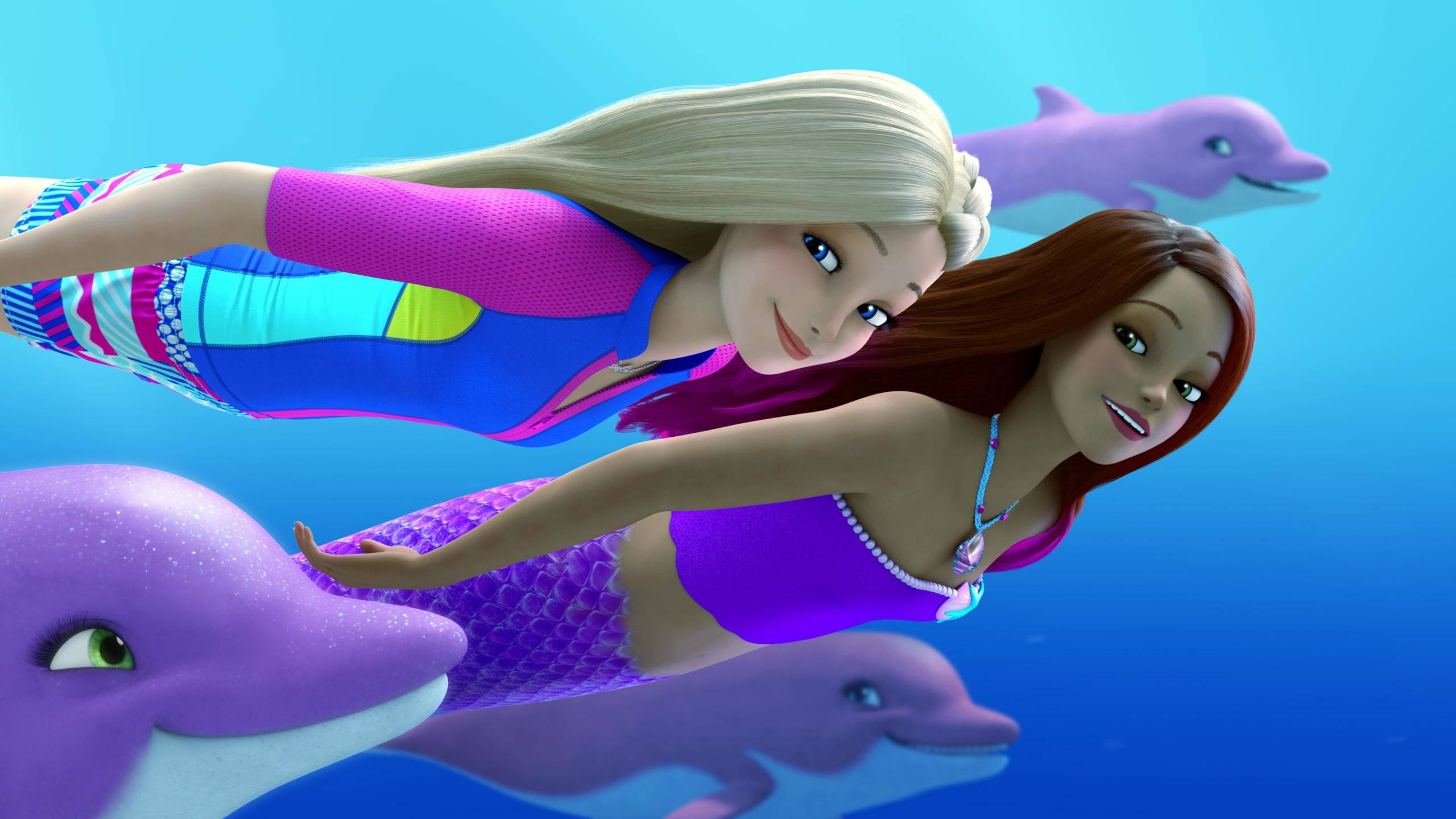 Cubierta de Barbie y los delfines mágicos