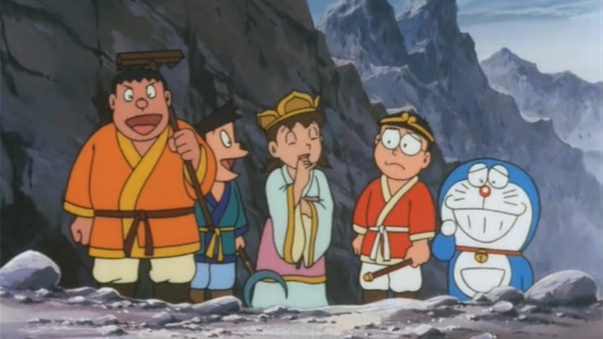 Cubierta de Doraemon y el viaje a la Antigua China