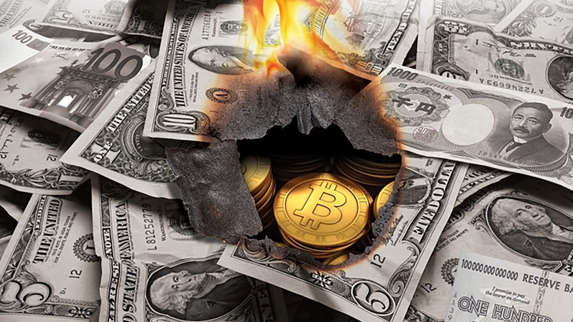 Cubierta de Bitcoin: The End of Money as We Know It