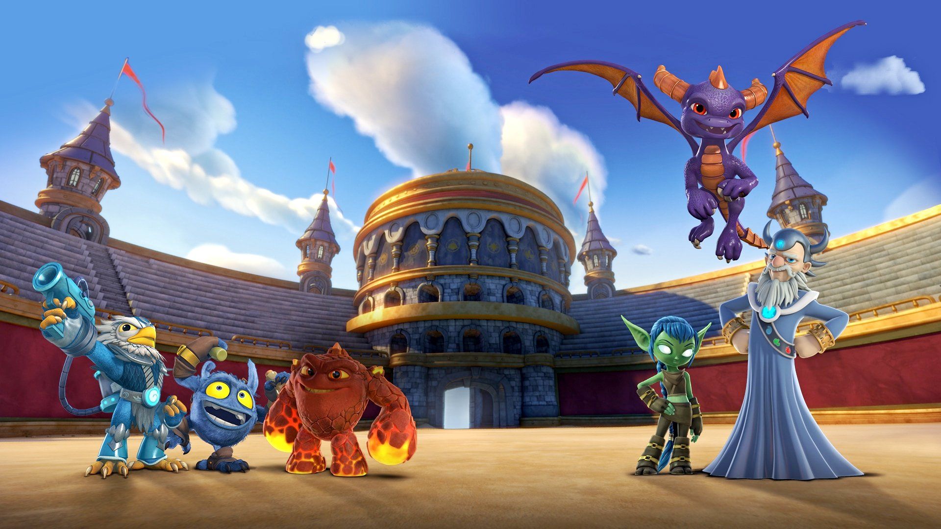 Cubierta de Skylanders Academy