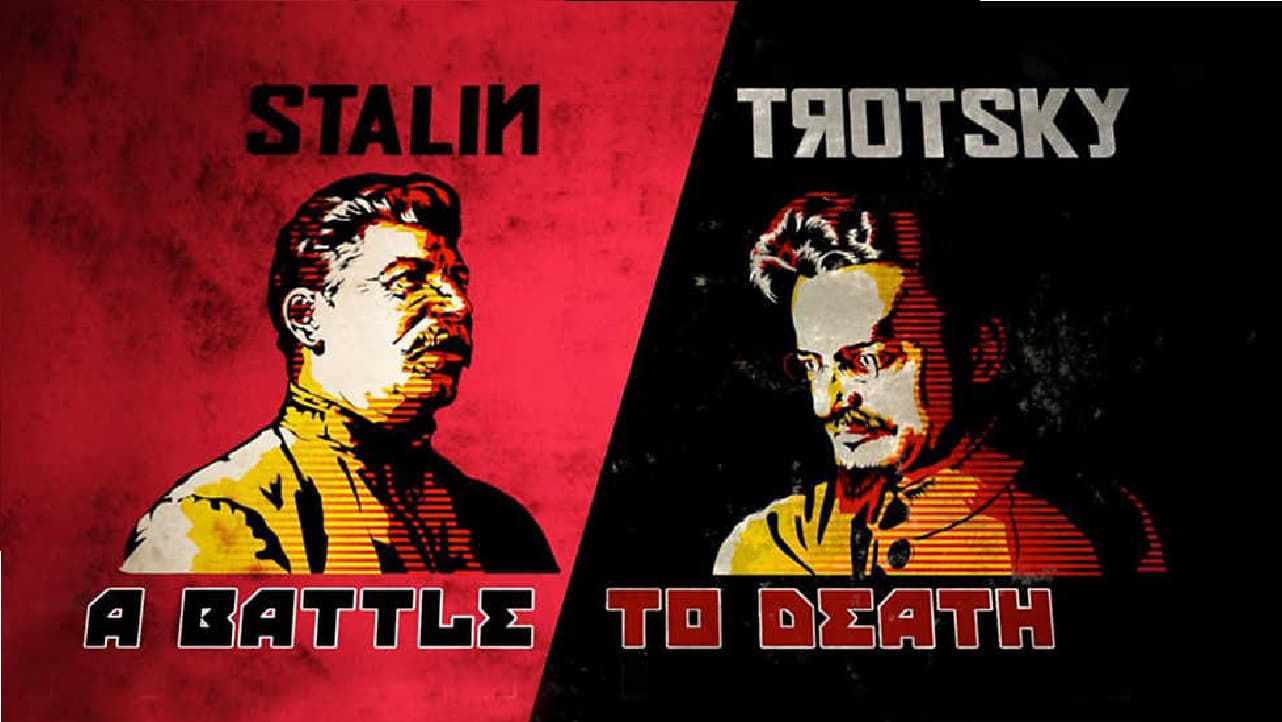Cubierta de Stalin-Trotsky: Un duelo a muerte