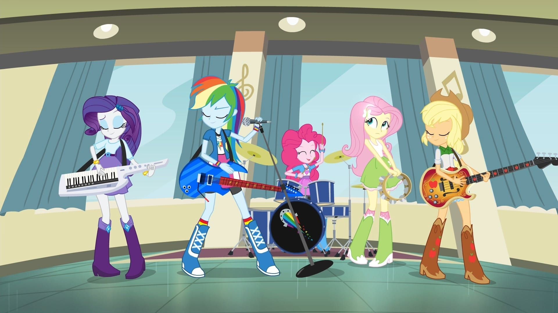 Cubierta de My Little Pony Equestria Girls: Rainbow Rocks